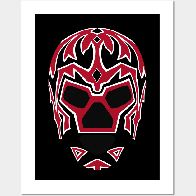 King Cuerno Mask Wall Art by Slightly Sketchy